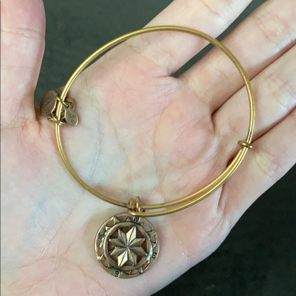 Compass Alex and Ani bracelet